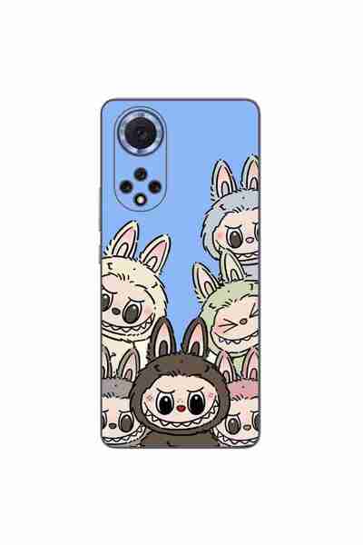 OEM Θήκη συμβατή με Huawei Nova 9, από σιλικόνη gel TPU, με σχέδιο Labubu, μπλε.