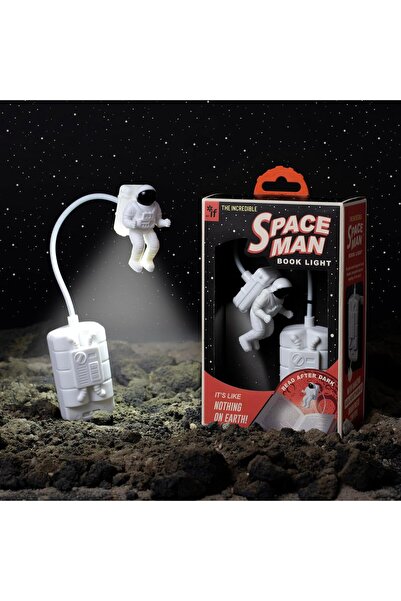 İF Spaceman Astronot Tasarımlı Klipsli Kitap Okuma Lambası - Ayarlanabilir Iş...