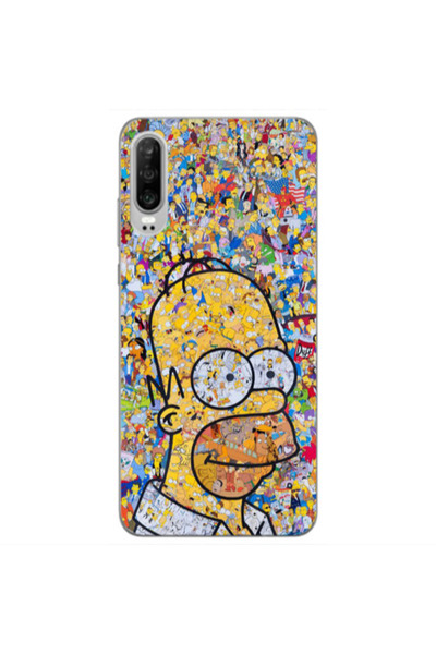 Other Huawei P30 Simpsons Transparent Silicone TPU Θήκη