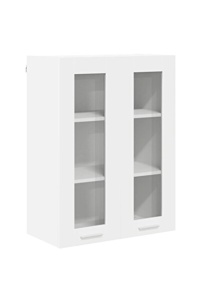 vidaxl Wall-mounted cabinet with storage White 60 x 31 x 80 cm Composite wood