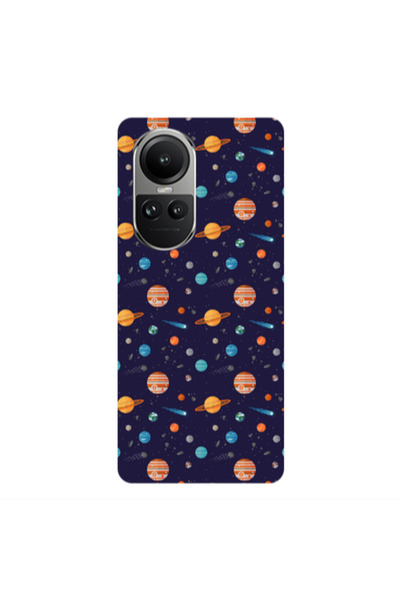 Other Oppo Reno10 5G Planets Transparent Silicone TPU Θήκη
