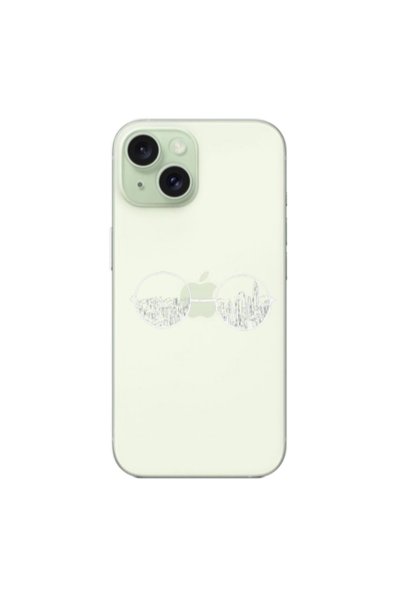 Other Apple iPhone 15 Sunglasses Transparent Silicone TPU Θήκη