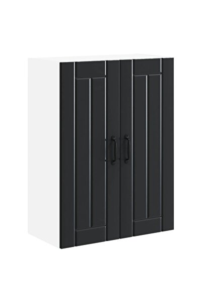 vidaxl Kitchen cabinet Black 60 x 31 x 80 cm Composite wood