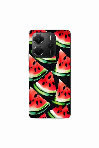 OEM Θήκη συμβατή με Xiaomi Redmi Note 14 4G Σιλικόνης TPU με σχέδιο φέτες καρ...