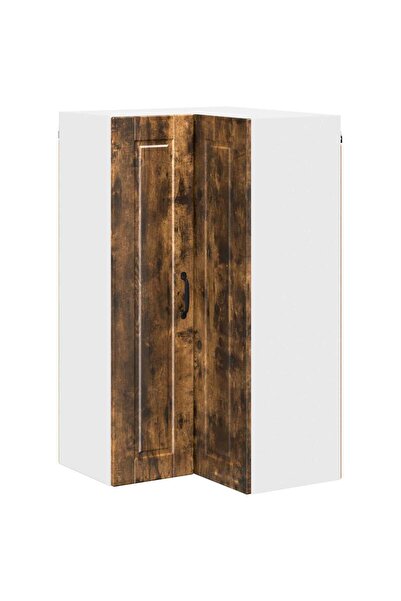 vidaxl Dulap de bucătărie cu raft Stejar fumuriu 57 x 57 x 100 cm