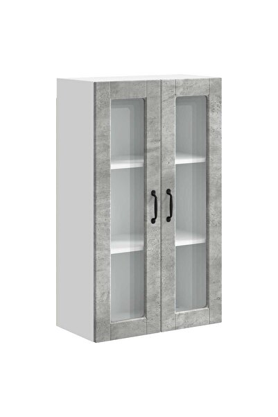 vidaxl Dulap de bucătărie Gri din beton 60 x 31 x 100 cm Lemn compozit