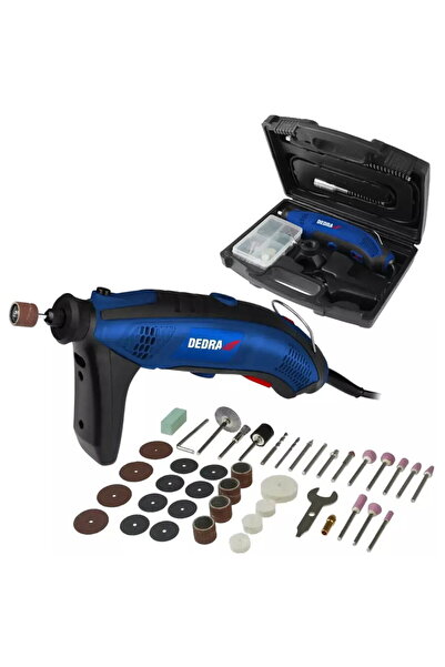 DEDRA EXIM Mini polizor 170W - set cu accesorii 44 buc, geantДѓ