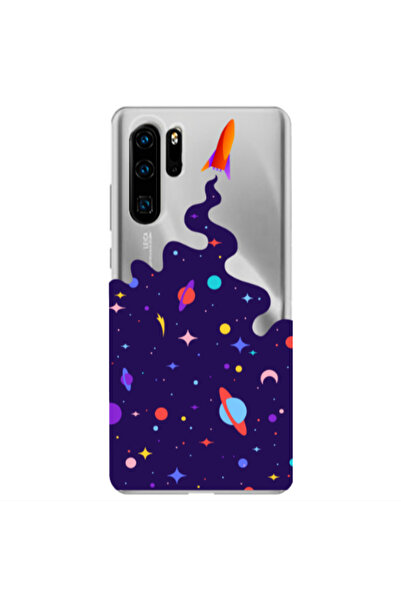 Other Huawei P30 Pro Rocket Transparent Silicone TPU Θήκη