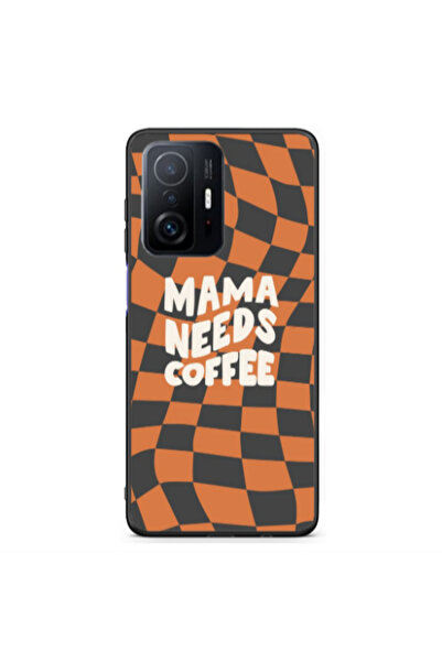 Other Xiaomi Redmi Note 11 T Mama needs coffee Black Glossy Θήκη