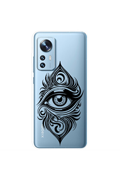 Other Xiaomi Mi 12 Pro Eye patterned drawing Transparent Silicone TPU Θήκη