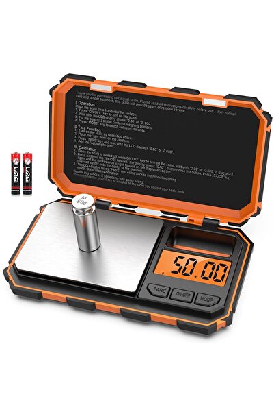 Arabest Digital Gram Scale,200g x 0.01g,Pocket,Mini,6 Units,LCD Display,Tare ...