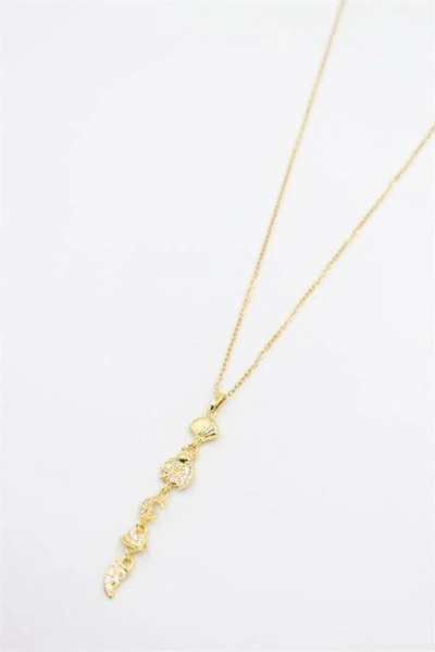 Marsilyan Nvdn- Ieg - Luck Y Necklace - Gold Iegrs-Nvdn1