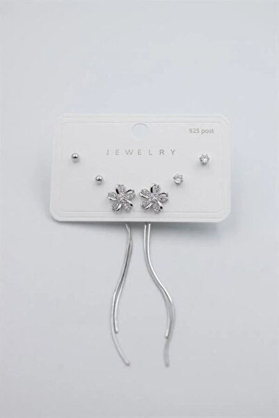 Marsilyan Nvdn- Ieg - Multiple Set Earrings - Silver Iegrs-Nvdn1