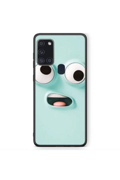 Other Samsung A21S Strange face Black Glossy Θήκη