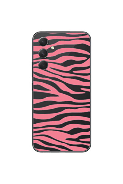 Other Samsung Galaxy A05s Pink Zebra Transparent Silicone TPU Θήκη