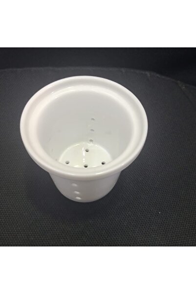 esdekor 7cm diameter porcelain strainer filter 1pcs