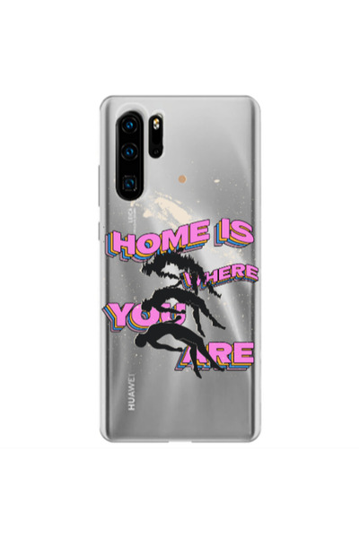 Other Huawei P30 Pro Home Is Where Transparent Silicone TPU Θήκη