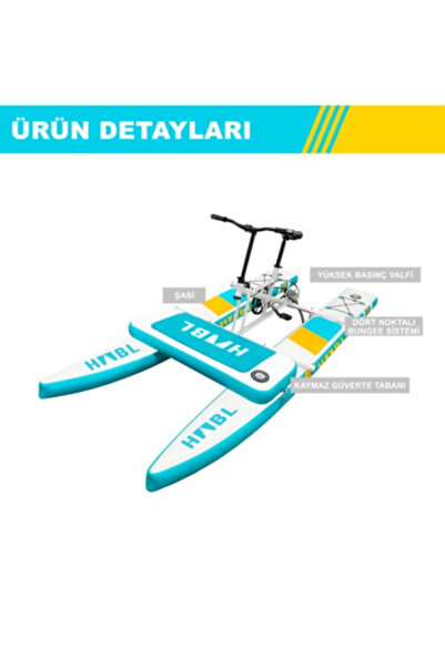 SUA -HABL Portatif Şişme Deniz Bisikleti | Aqua Bike | Water Bike | Katlanabi...
