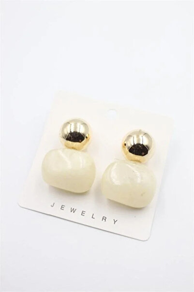 Marsilyan Nvdn- Ieg - Top Earrings - Cream Iegrs-Nvdn1