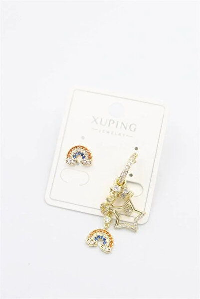 Marsilyan Nvdn- Ieg - Rainbow Charm Earrings - Gold Iegrs-Nvdn1