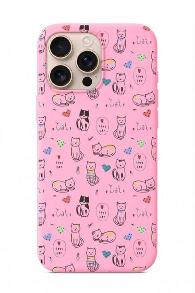 3GEN CASE iPhone 16 Pro Max Uyumlu Aesthetic Collection İçi Kadifeli Renkli L...