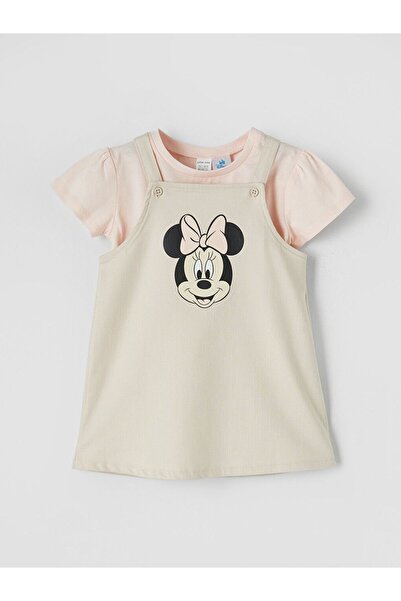 LC Waikiki Lcw Baby Minnie Mouse Printed Baby Girl Set