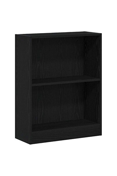 vidaxl Dulap pentru cărți Stejar Negru 60 x 24 x 76 cm Lemn compozit