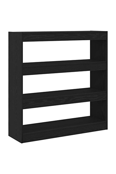 vidaxl Dulap pentru cărți Stejar Negru 100 x 30 x 103 cm Lemn compozit