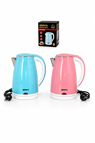 OEM Fierbător electric 2.3L, 1500W – Culori Albastru și Roz