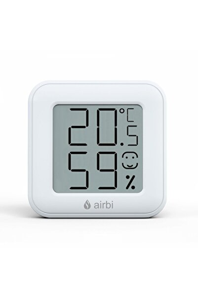 AirBi Digital room thermometer and hygrometer, LCD screen, memory, expandable...