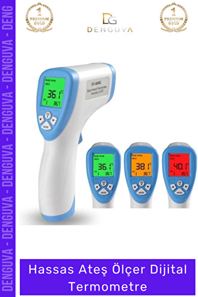 Denguva #AteşÖlçer Temassız Alından Boyundan Bilekten Infrared Hızlı Hassas A...