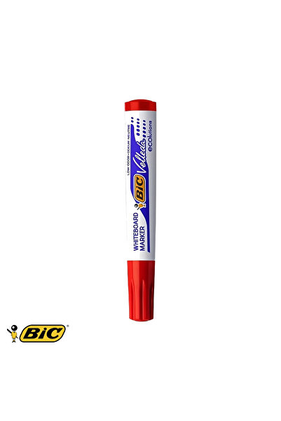 Bic Marker pentru tablă albă Velleda 1701, vârf rotund de 2,5 mm, cerneală ro...