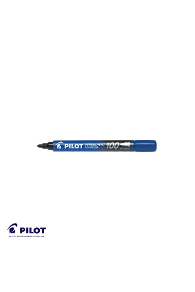 Pilot Marker permanent albastru, vârf rotund de 3mm, rezistent la apă, pentru...