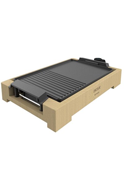 CECOTEC elektrikli ızgara ve ocak gözü Tasty & Grill 2000 Bambu, 2000 W, bamb...