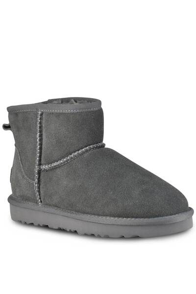 İZY Γκρι χαμηλό δερμάτινο Australian Boot L7854