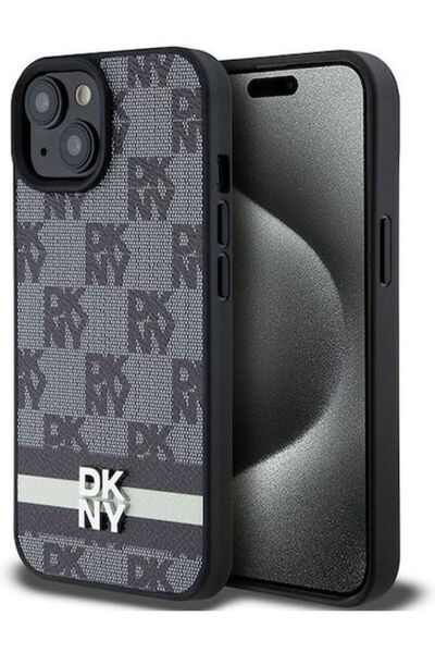 Dkny Σχεδιασμένο Πίσω Κάλυμμα Πλαστικό / Δερμάτινο Μαύρο (iPhone 15 Plus / 14...