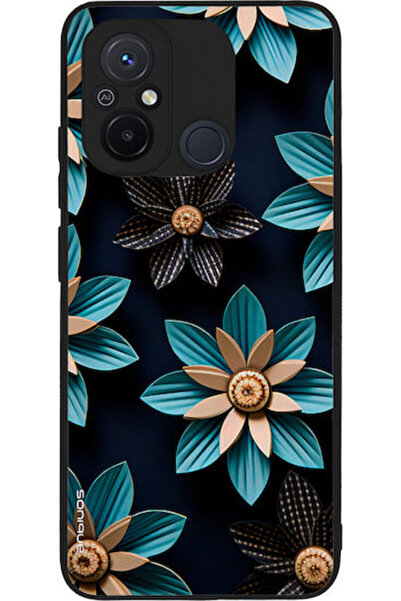 Other Θήκη Sonique Σειράς 3D Λουλουδιών για Xiaomi Redmi 12c Ανοιχτό Μπλε