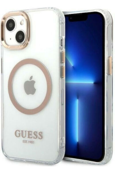 Guess Outline Back Cover Silicone Transparent (iPhone 13) Code: GUHMP13MHTRMD
