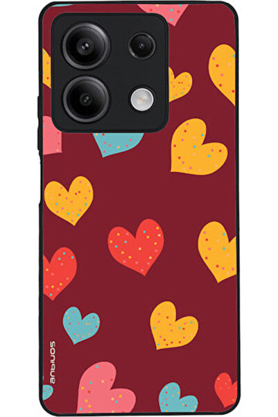 Other Θήκη Sonique Heart Series για Xiaomi Redmi Note 13 5G Μπορντό