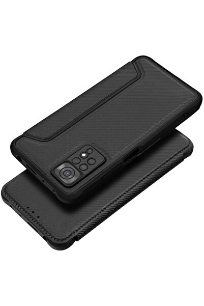 OEM Razor Book Synthetic Leather / Silicone Black (Redmi 14C / Poco C75)