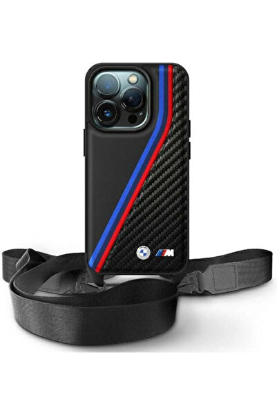 BMW M Edition Ανθρακονημάτινες Τρίχρωμες Γραμμές & Λουράκι Πλαστικό Μαύρο Πίσ...