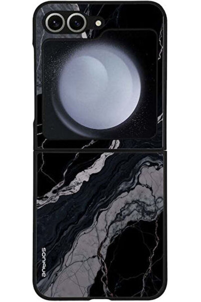 Other Θήκη Σειράς Sonique Marble για Samsung Galaxy Z Flip 6 Μαύρο 02