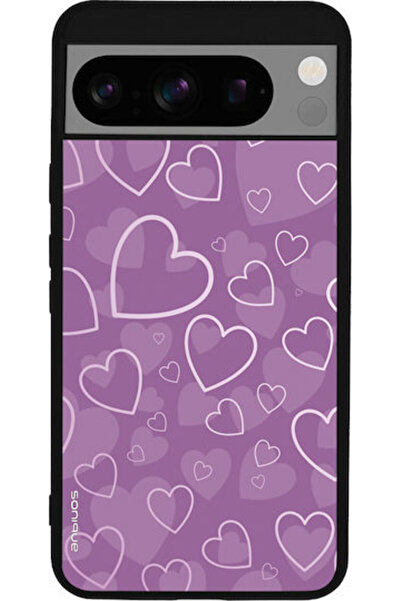 Other Θήκη Sonique Heart Series για Google Pixel 8 Pro 5G Βιολετί