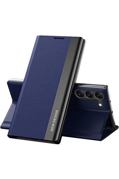 Hurtel Sleep Pro Book Συνθετικό Δέρμα Ναυτικό Μπλε (Galaxy S23+)