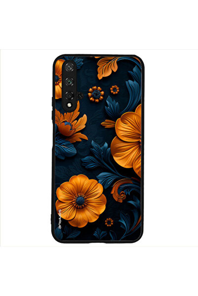 Other Θήκη Sonique Σειράς 3D Λουλουδιών για Honor 20 Nova 5T Πορτοκαλί 01