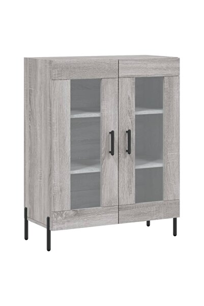 vidaxl Dulap, gri sonoma, 69,5x34x90 cm, lemn compozit