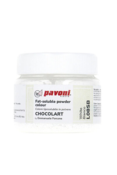 Pavoni Colorant alimentar pudră liposolubilă, Chocolart White de Emmanuele Fo...