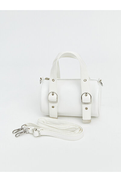 LC Waikiki Leather-Look Women's Shoulder Bag with Buckle Detail