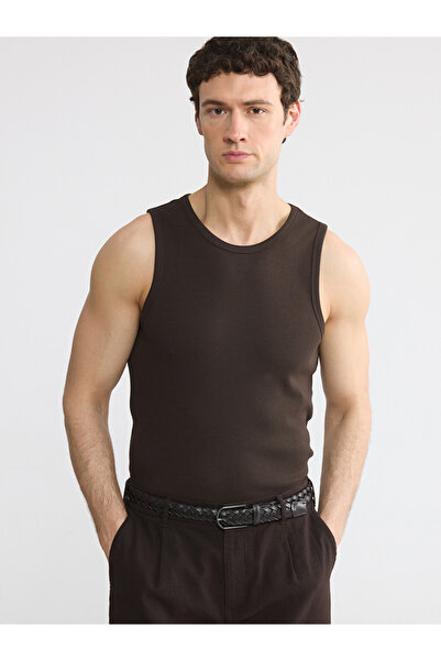 LC Waikiki Esvab • Modern & Distinctive Zero Roba Collar Ribbed Men's Sleevel...