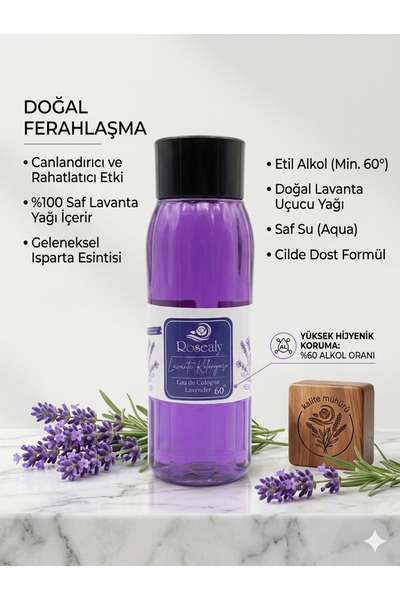 Roselinda - ROSEALY LAVANTA KOLONYASI 200 ML